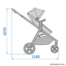 Dimensão - Travel System Anna Luxe Trio