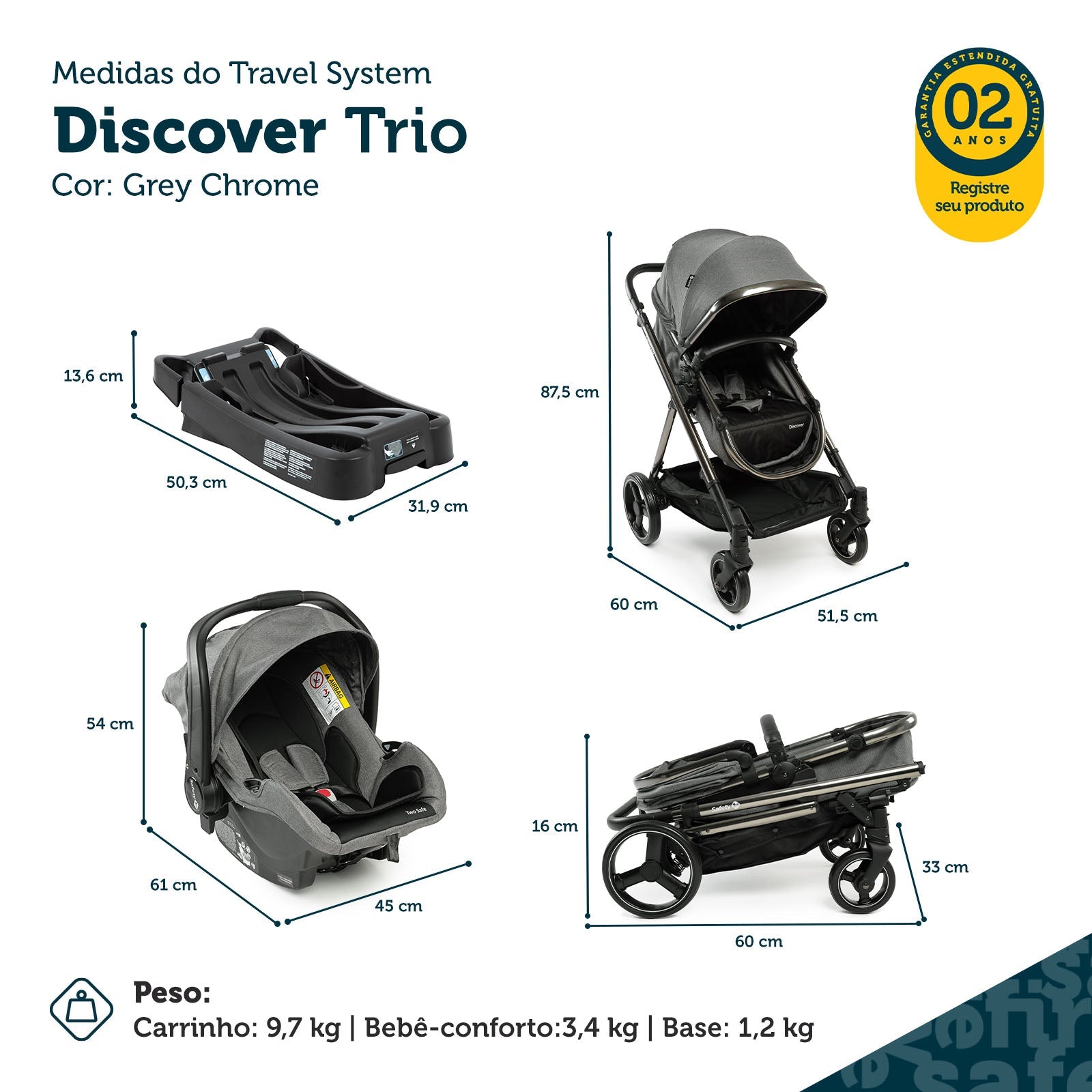 Grey Chrome - CAX01090