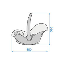 Dimensão - Bebê Conforto Citi com Base